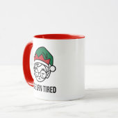 Funny ELF Kerstochtend, Stocking Stuffer Mok (Voorkant links)