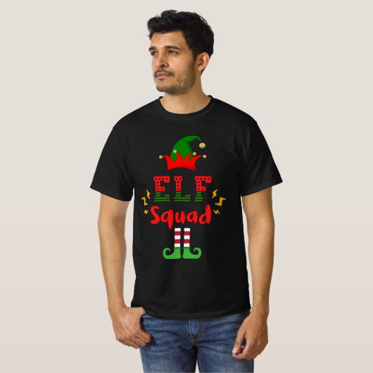 FUNNY ELF SQUAD - T-Shirt FUN DE NOËL (Devant entier)