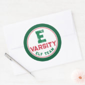 Funny Elf Team Christmas Stickers  (Enveloppe)