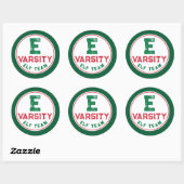 Funny Elf Team Christmas Stickers  (Feuille)