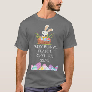 Funny Elke bunnyx27s Favoriete schoolbuschauffeur T-shirt