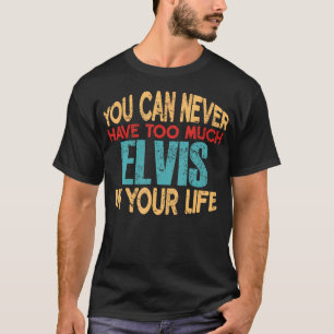 Funny Elvis Tshirt personnalisé Premier nom Plaisa
