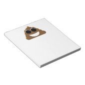 Funny Emoji Poo Notitieblok (Schuin)