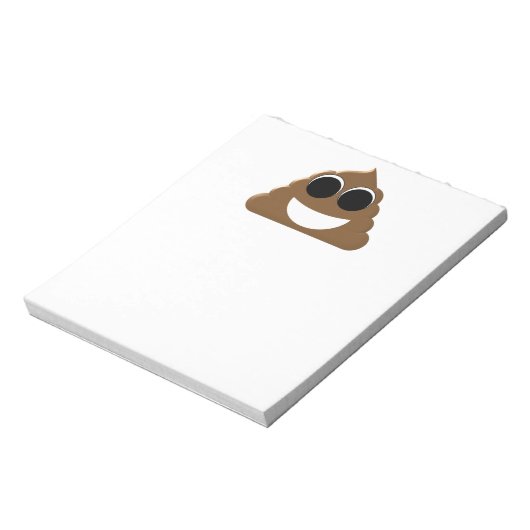 Funny Emoji Poo Notitieblok (Gedraaid)