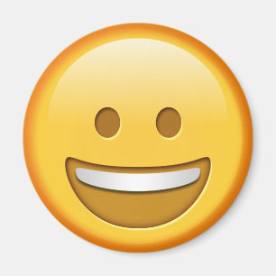Funny emoji round magnet magneet