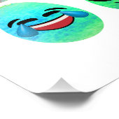 Funny Emojis, Easter Emoji Eggs, Emoticon Egg Foto Afdruk (Hoek)