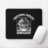 Funny Emotional Suprt Dinosaur Muismat (Met muis)