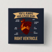 Funny EMT Paramedic Pun Statement Vierkante Button 5,1 Cm (Voorkant)