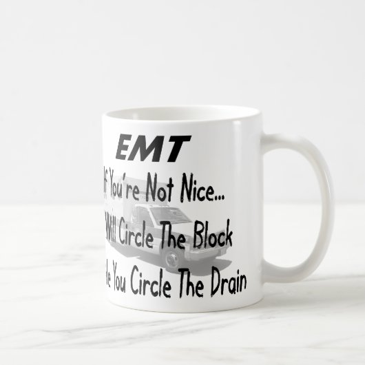 Funny EMT T T-Shirts & Gifts Koffiemok (Rechts)