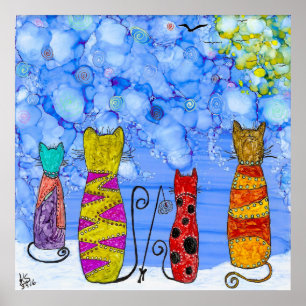 Funny en Whimsical Vist Poster