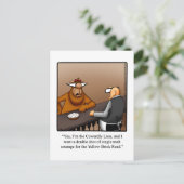 Funny Encouragement Humour Carte postale (Debout devant)