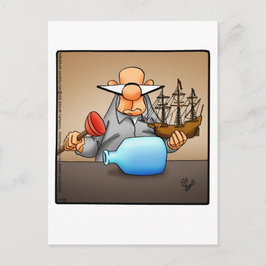 Funny Encouragement Humour Carte postale (Devant)