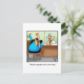 Funny Encouragement Humour Carte postale (Debout devant)