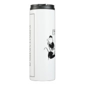 Funny Energy Saving Cartoon Thermosbeker (Achterkant)