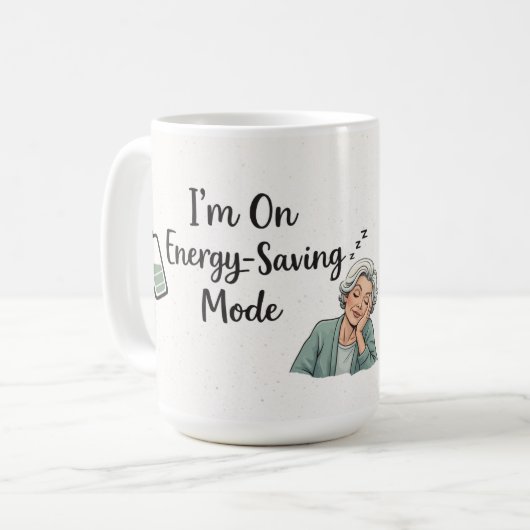 Funny Energy Saving Mug (Devant gauche)