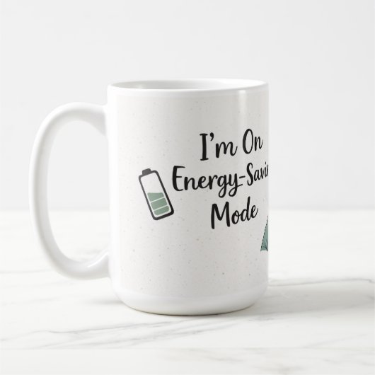 Funny Energy Saving Mug Koffiemok (Links)