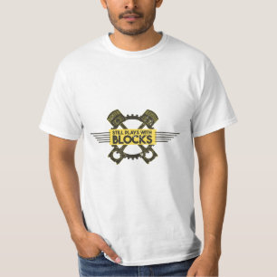 Funny Engine Mechanic Humor voor Car Repair Garage T-shirt