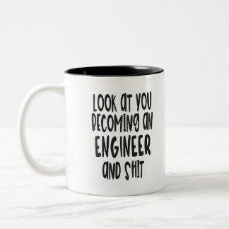 Funny Engineer Afstuderen Mok