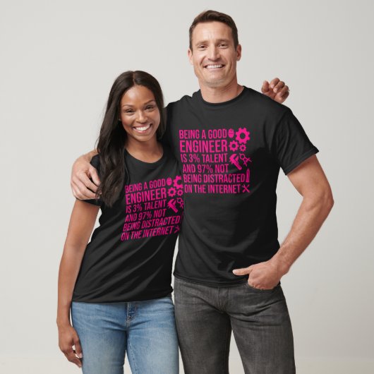 Funny Engineer Art Mannen Mechanical Engineering T-shirt (Unisex)