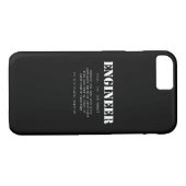 Funny Engineer Dictionary Definition Case-Mate iPhone Case (Achterkant (Horizontaal))