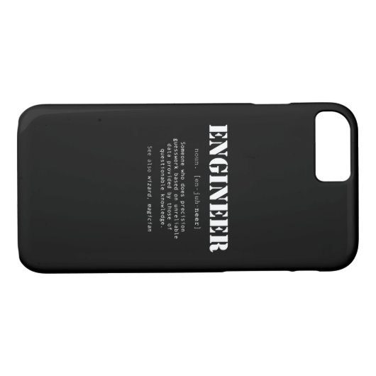 Funny Engineer Dictionary Definition Case-Mate iPhone Case (Achterkant (Horizontaal))