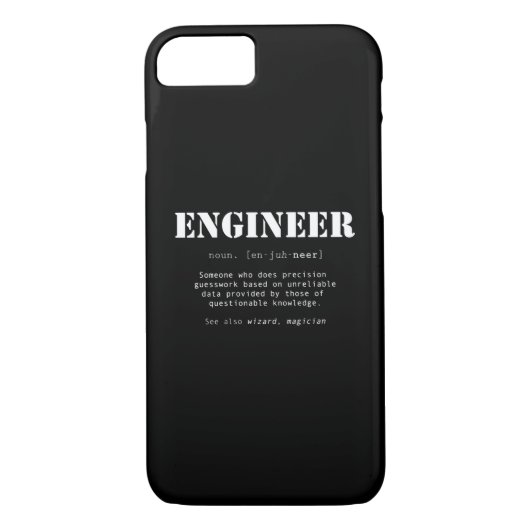 Funny Engineer Dictionary Definition Case-Mate iPhone Case (Achterkant)