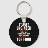 Funny Engineer Engineering College Student S Sleutelhanger (Voorkant)