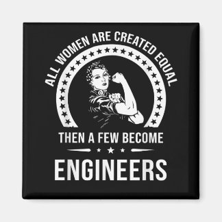 Funny Engineer for All Women Creëer Magneet