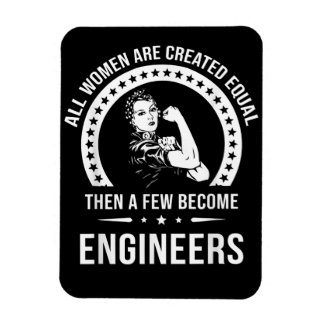 Funny Engineer for All Women Creëer Magneet