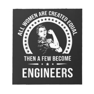 Funny Engineer for All Women Creëer Notitieblok