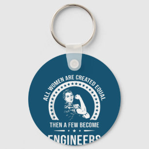 Funny Engineer for All Women Creëer Sleutelhanger