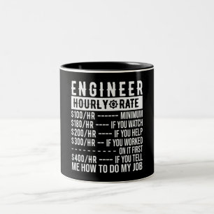 Funny Engineer Hourly Rate Mok