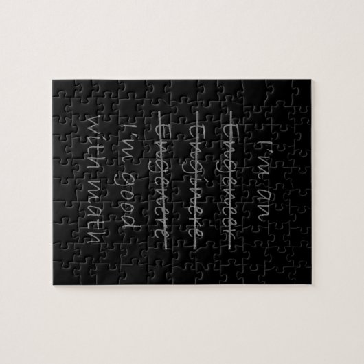 Funny Engineer Legpuzzel (Horizontaal)