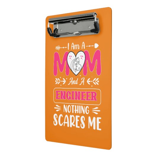 Funny Engineer mama, Engineer mama Mini Klembord (Angled2)