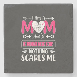 Funny Engineer mama, Engineer mama Stenen Onderzetter