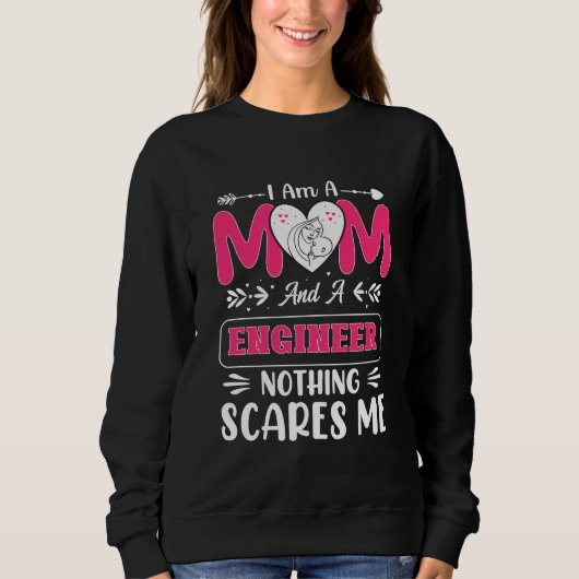 Funny Engineer mama, Engineer mama Trui (Voorkant)