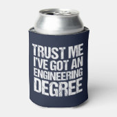Funny Engineering Afstuderen Engineer Afstuderen Blikjeskoeler (Blikje Voorkant)