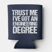Funny Engineering Afstuderen Engineer Afstuderen Blikjeskoeler (Achterkant)