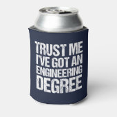 Funny Engineering Afstuderen Engineer Afstuderen Blikjeskoeler (Blikje Achterkant)