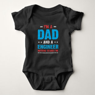 Funny Engineering Pap Vader Ingenieur Mannen Romper