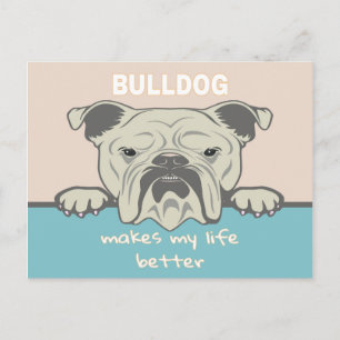 Funny English Bulldog Briefkaart