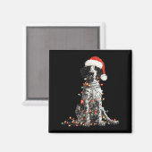 Funny English Setter Christmas Graphics Dog Lights Magneet (Voorkant / Achterkant)