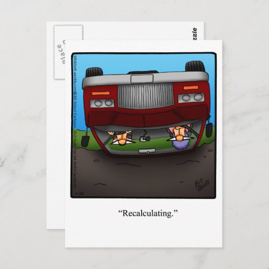 Funny Enmoegement Humor Briefkaart (Voorkant / Achterkant)