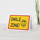 Funny Enpromotion Support Smile Blank Kaart (Voorkant)