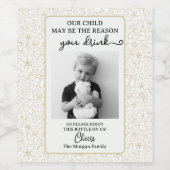 Funny Enseignant Cadeau Vin Étiquette - Cadeau Noë (Étiquettes simples)