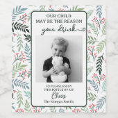 Funny Enseignant Cadeau Vin Étiquette - Cadeau Noë (Étiquettes simples)