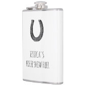 Funny Equestrian Hoefijzer Horse Show Heupfles (Links)