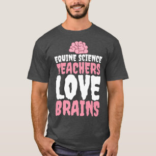 Funny Equine Science Teacher Halloween Premium685 T-shirt