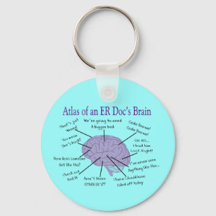 Funny ER Doctor Physician Gifts Sleutelhanger