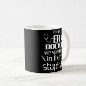 Funny ER Emergency Room Doctor Coffee Mok Gift (Voorkant rechts)